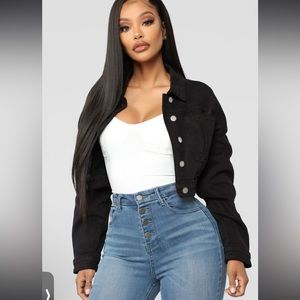 Women’s Black Denim Jacket